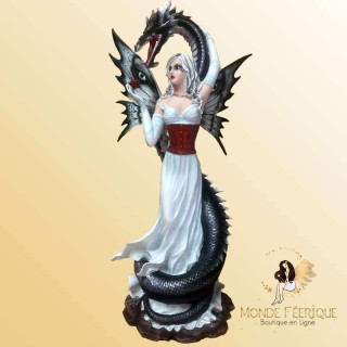 Figurine Fée Géante et Dragon