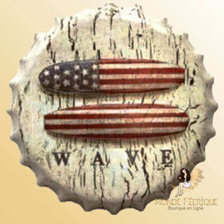 Capsule Décoration surf usa 40cm