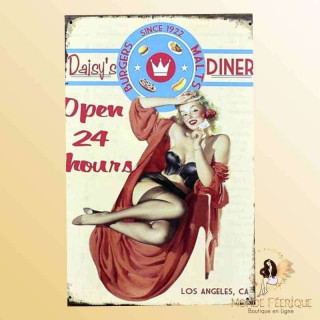 plaque decoration pin up USA