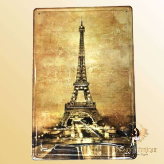 Plaque Metal decoration paris