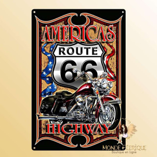 Plaque Vintage Americas