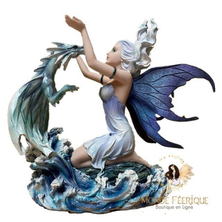 statuette fee dragon