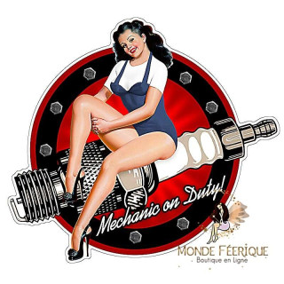 Plaque Vintage pin up