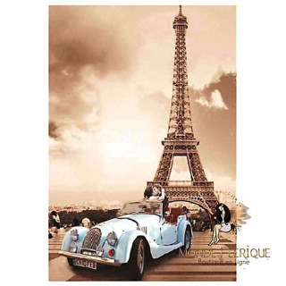 plaque deco paris amour romantique