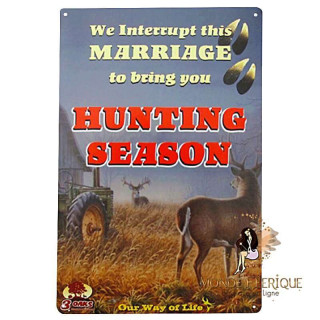Plaque Mur CHASSE