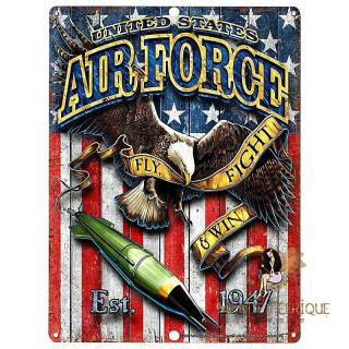 PLAQUE ANCIENNE USA AIR FORCE
