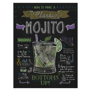 Plaque Vintage  MOJITO