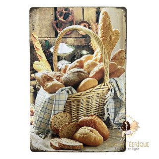 Plaque Vintage Boulangerie française