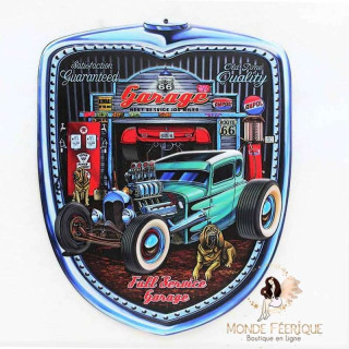 Plaque Vintage Garage Old US