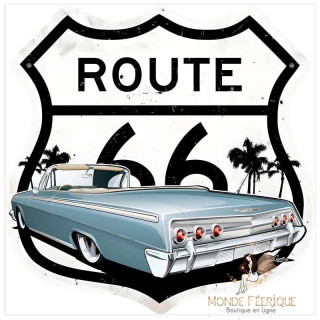 Plaque Décoration Route 66 Dream