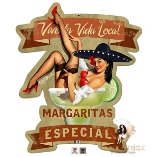 Plaque Décoration Margaritas 42CM