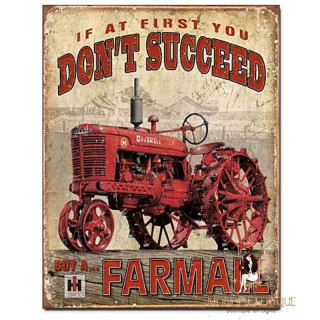 Plaque Décoration Vintage Farmall