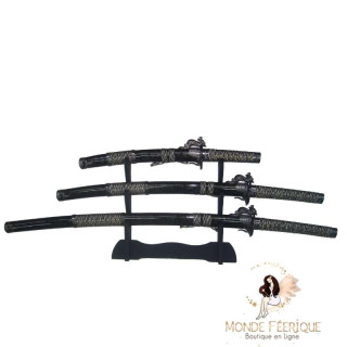 Set de Katanas Black Grey