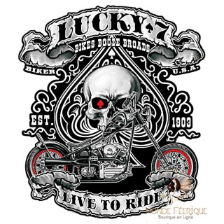 Plaque Metal décoration Biker death