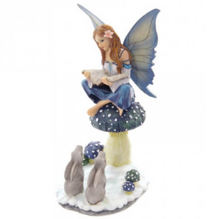 FIGURINE FEE CONTEUSE HIVER