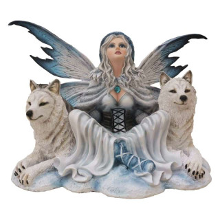 Statuette Fée Géante "Dompte Nature" 45cm