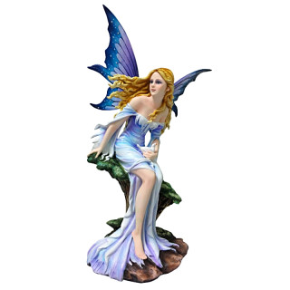 Statuette Fée debout avec Colombe 46cm