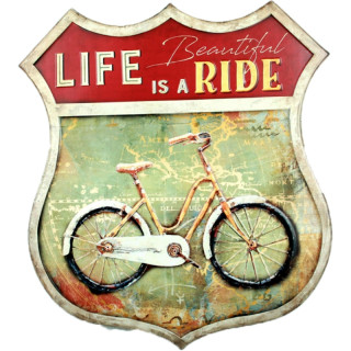 Plaque Metal Vélo