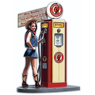 Plaque Vintage Pin Up Buddy -- 60cm