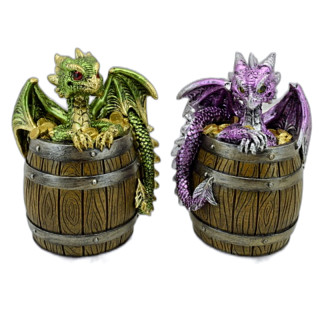 Tirelire Dragon Tonneau x2