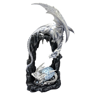 Figurine Dragon Géant Blanc Meta