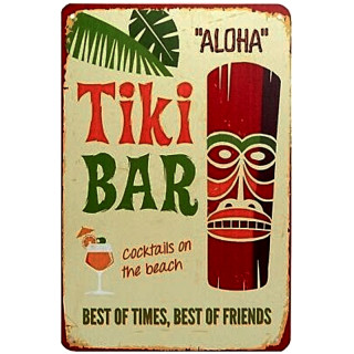 Plaque Mur Hawai Bar Décoration -- 20x30cm
