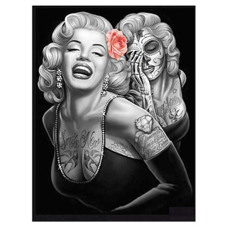 Plaque Vintage Monroe Mirage-- 20x30cm