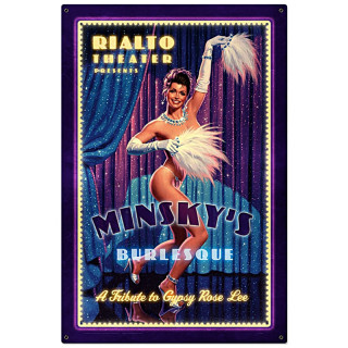 Plaque Vintage cabaret Gipsy rose lee