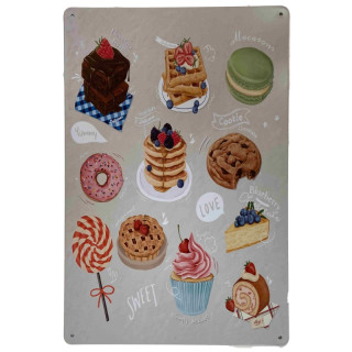 Plaque Décoration Dessert