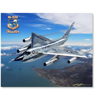 Plaque Décoration Avion B58