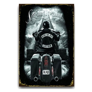 Plaque Décoration Harley Ride or Die