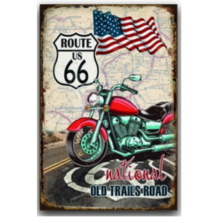 Plaque Décoration Nationale Route 66