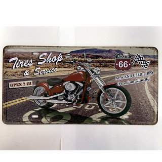 Plaque vintage Motos USA