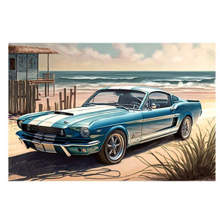 Plaque Métal Ford Mustang