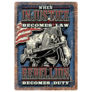 Plaque Décoration Rebellion Premium 30x40cm