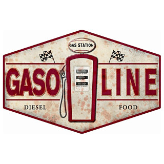 Plaque Décoration Gasoline Premium 30x20cm