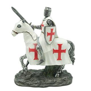 Statuette Chevalier Bataille 21cm