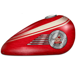 Plaque Réservoir Décoration Harley Davidson 45cm