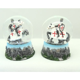 2 Boule a Neige Chevalier