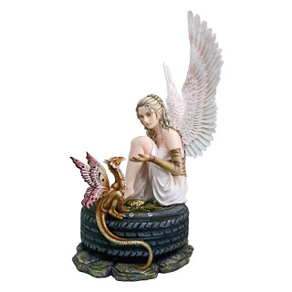 Statue Fée Géante "La promesse" -- 44cm