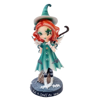 Figurine Fée Lutine Ecossaise Joueuse -- 19,5cm