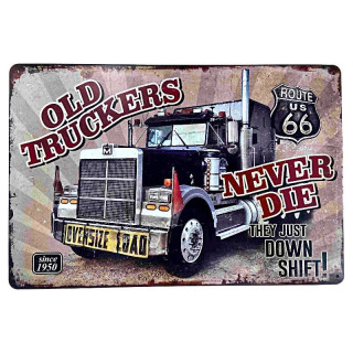 Plaque Décoration Murale Camions US