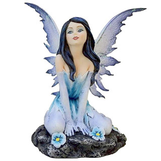 Statuette Fée Apaisée Blue