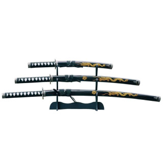 Set Katana Black Dragon