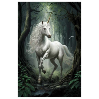 Plaque Relief Licorne Féérie