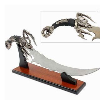 Couteau Lame Gravée Scorpion