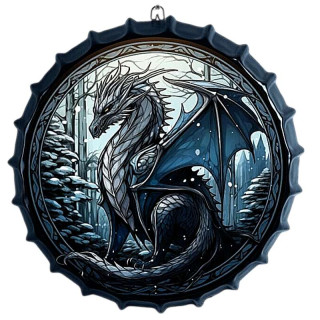 Capsule Décoration Dragon Bleu Esprit