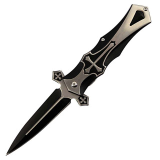 Couteau Templiers Pliable Noir