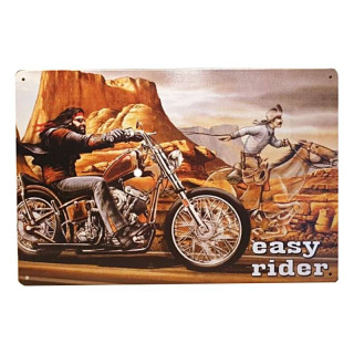 Plaque Rétro Easy  Rider