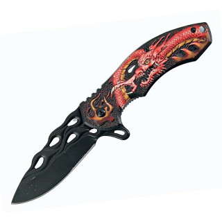 Couteau Pliant Dragon Feu